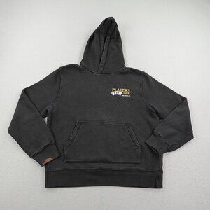 Amiri Hoodie Mens Large Black Players Club Hollywood CA Heavyweight Sweatshirt